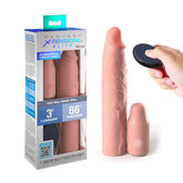 Extensión Fantasy X-tensions Elite 9″ Sleeve Vibrating 3″ Plug w/Remote – Light - Cake Sex Shop